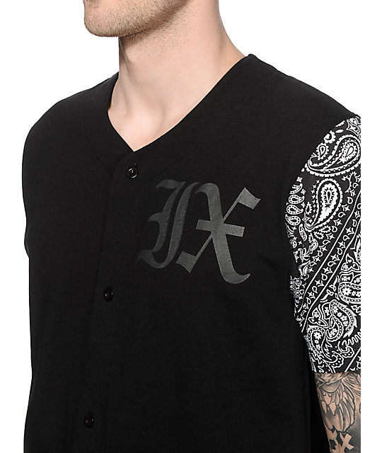 Ninth Hall Easy Bandana Baseball Jersey Zumiez
