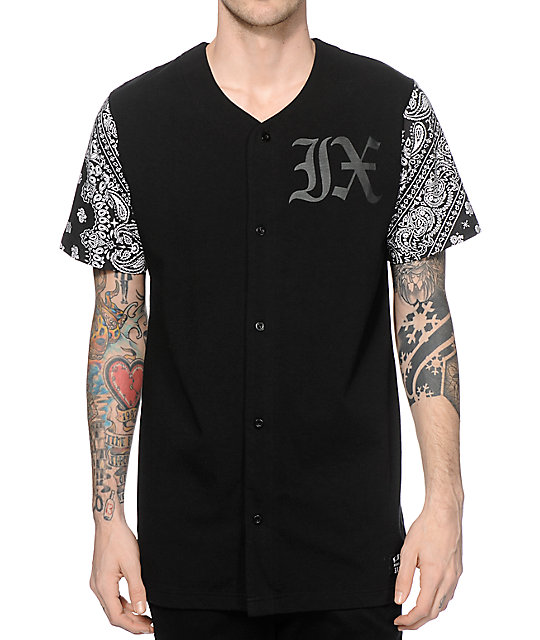 Ninth Hall Easy Bandana Baseball Jersey Zumiez