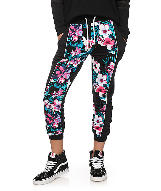 floral jogger