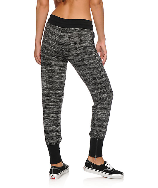 zip bottom joggers