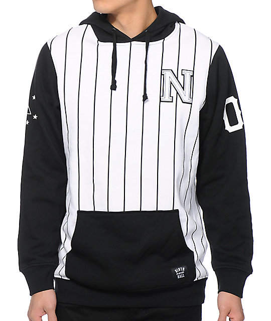 Ninth Hall Strike Pinstripe Hoodie Zumiez
