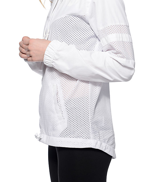 Ninth Hall Willa White Mesh Jacket Zumiez
