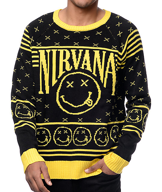 nirvana tie dye sweater