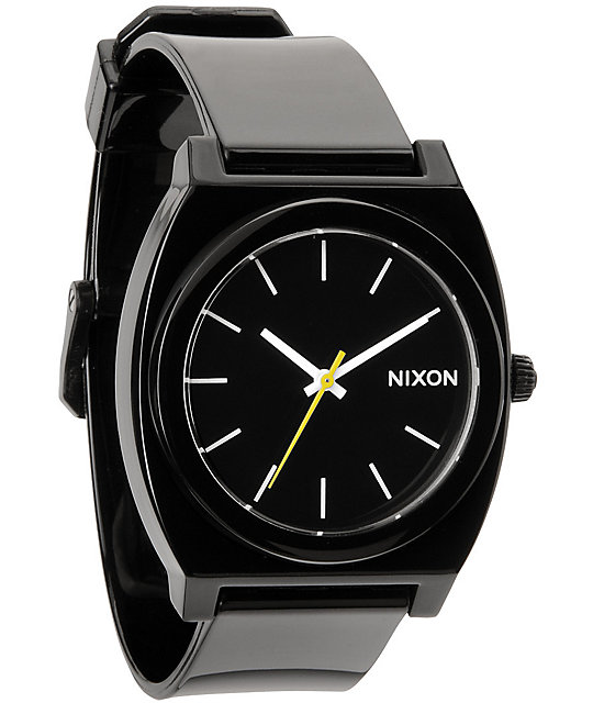 Nixon Time Teller P Black Analog Watch Zumiez