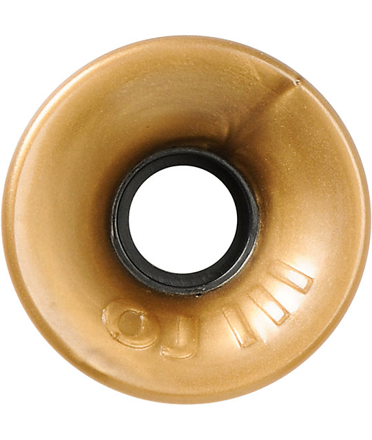 OJ III Hot Juice 60mm Metallic Gold Longboard Wheels Zumiez
