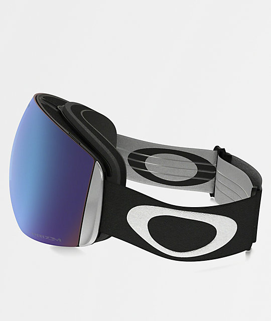 Oakley Flight Deck Black & PRIZM Sapphire Iridium Snowboard Goggles