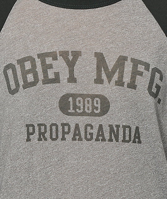 Obey Academy Baseball Tee Zumiez