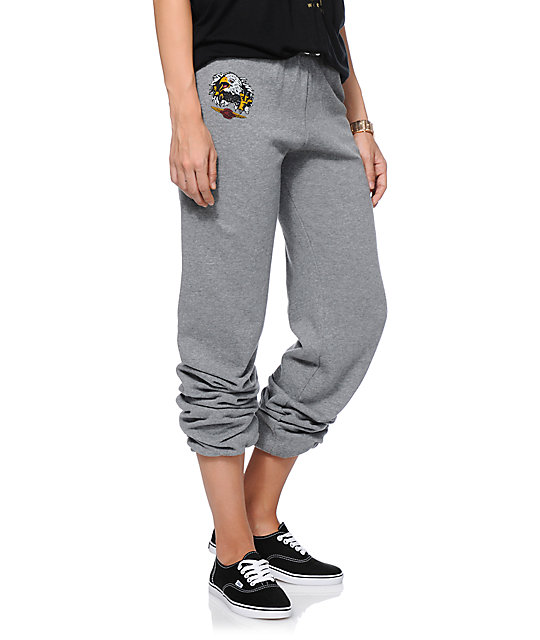 dark heather grey sweatpants