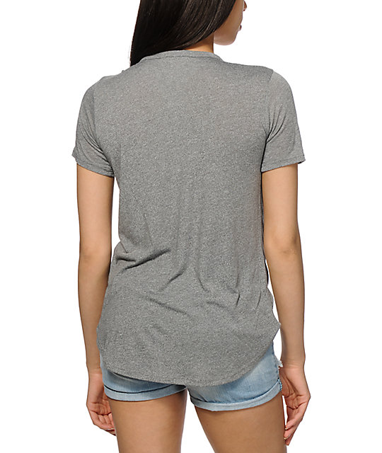 obey grey t shirt