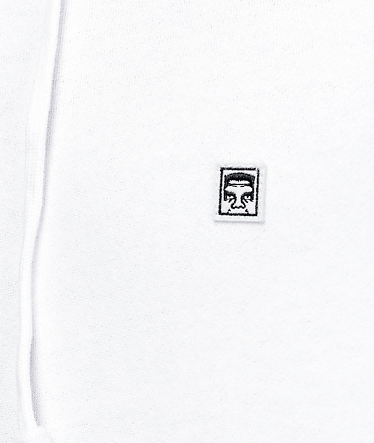 obey hoodie white