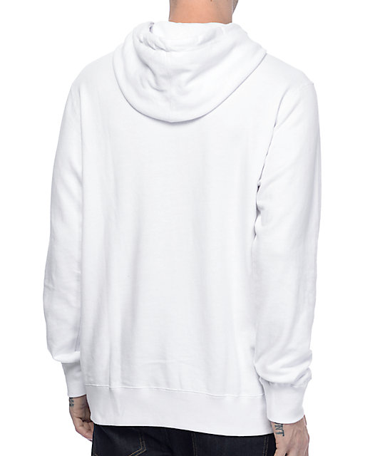 obey hoodie white