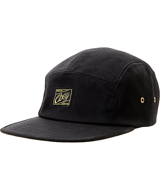 obey 5 panel hat