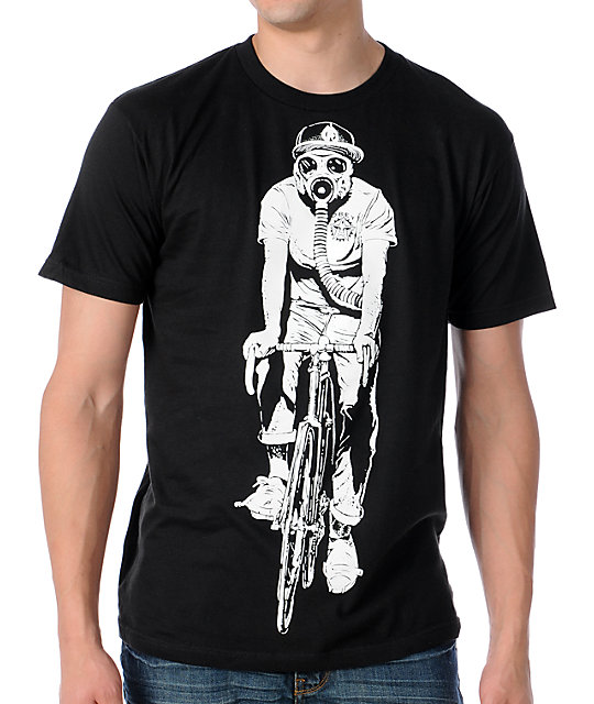 obey gas mask biker glow in the dark black t shirt obey gas mask biker glow in the dark black t shirt