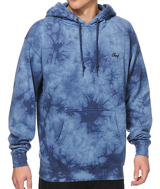 Obey Haight Tie Dye Hoodie Zumiez