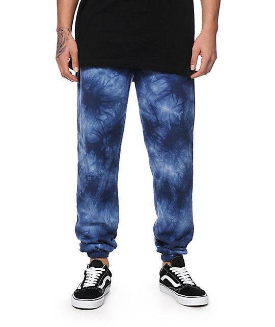 tie dye jogger set mens