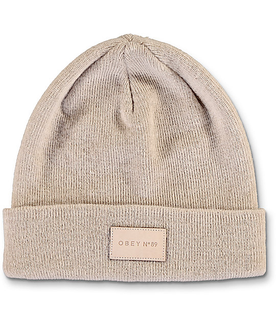 Obey Harlow Blush Beanie Zumiez
