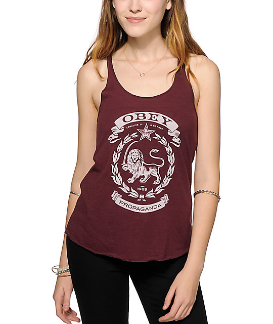 Obey Legalize It Tank Top Zumiez