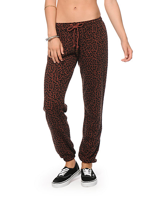 lna leopard sweatpants