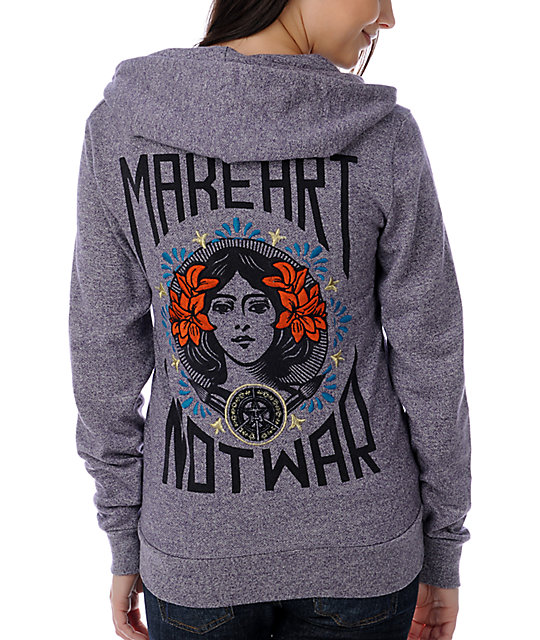 obey make art not war sweatshirt