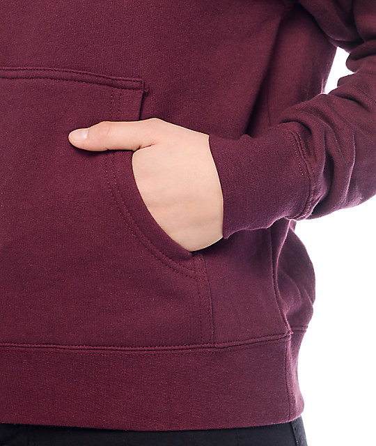 Burgundy obey hoodie Clearance