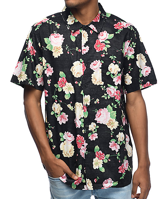 obey button shirt