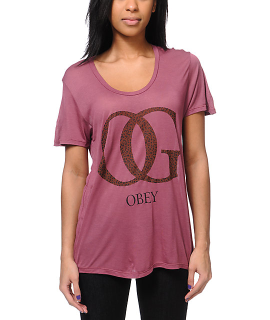 obey womens t shirt