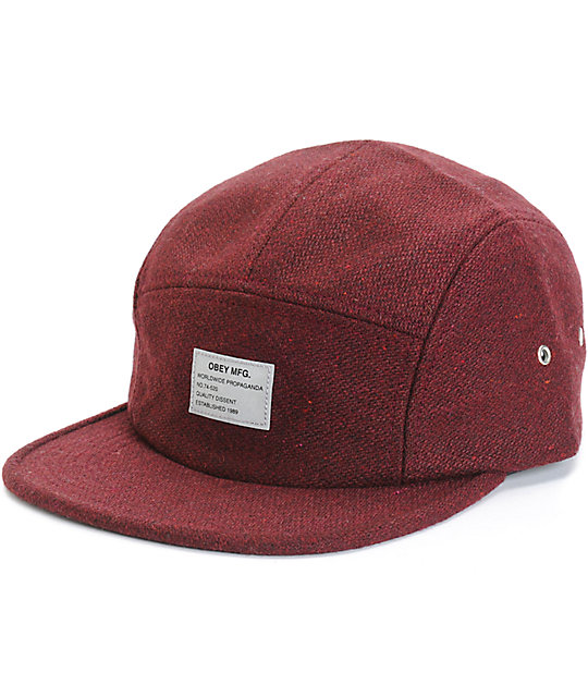 obey 5 panel hat