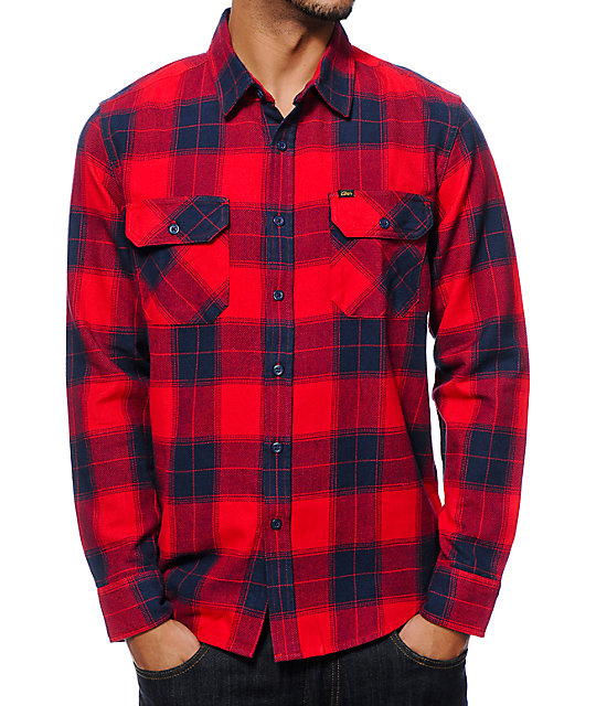 zumiez men's flannel shirts