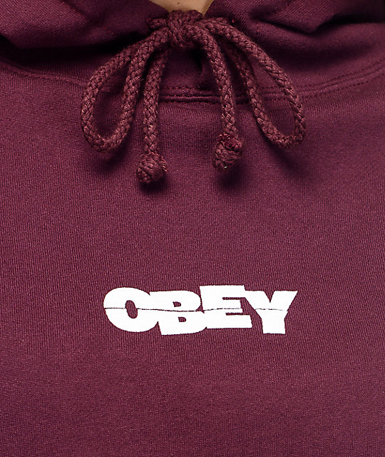 obey bleached hoodie