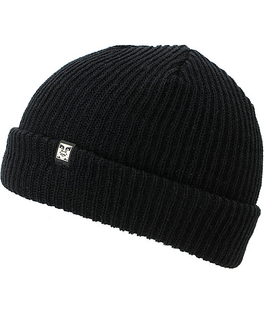 Obey Ruger Black Beanie Zumiez