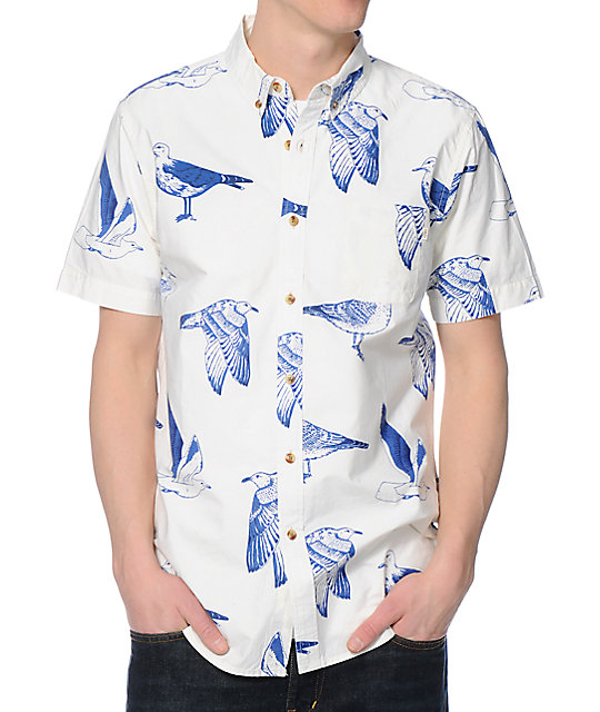 obey button shirt