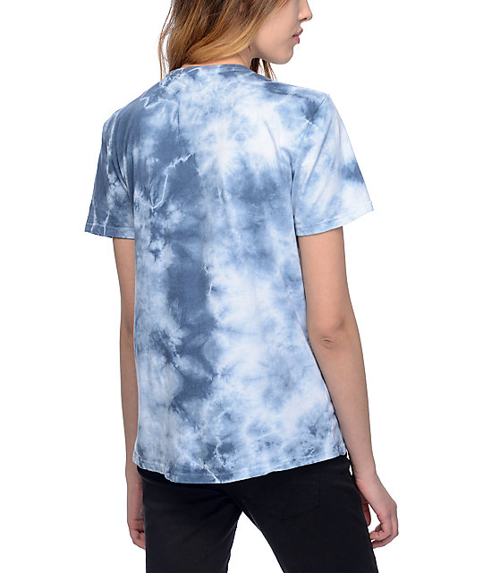 obey shirt blue