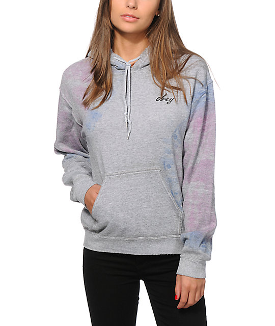 Obey Summer Forever Tie Dye Hoodie Zumiez