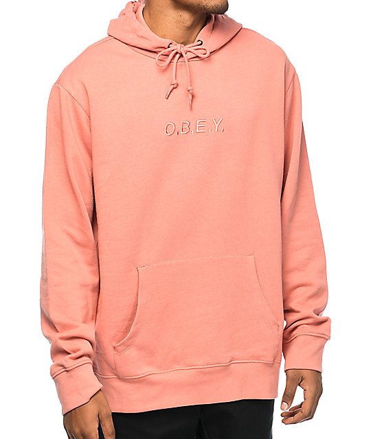 pink obey sweatshirt