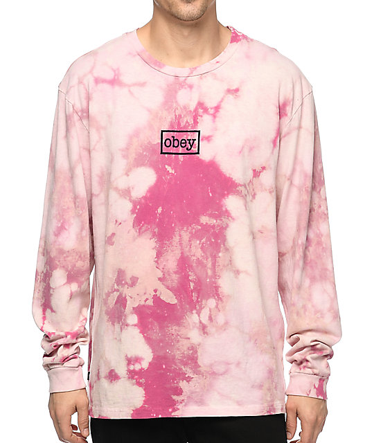 bleach dye on pink shirt