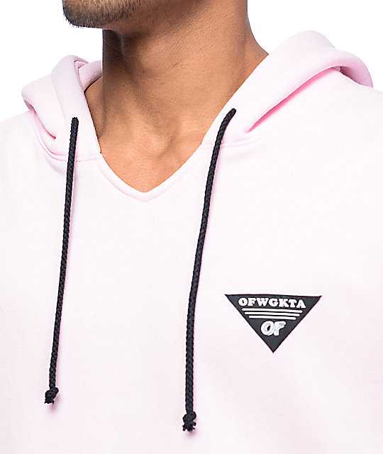 odd future hoodie pink