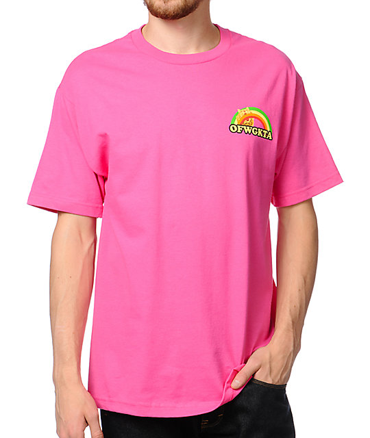 odd future shirt pink