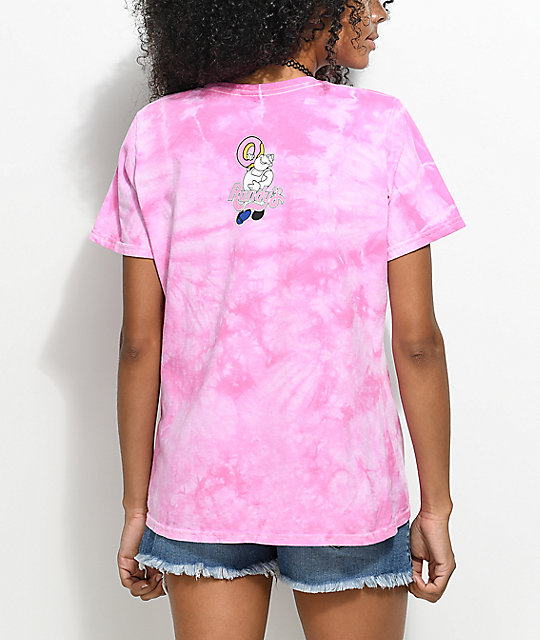 Odd Future x Randy's Donuts Pink Tie Dye T-Shirt | Zumiez