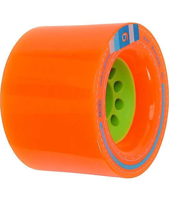 Orangatang Kegel 80mm Orange Longboard Wheels Zumiez