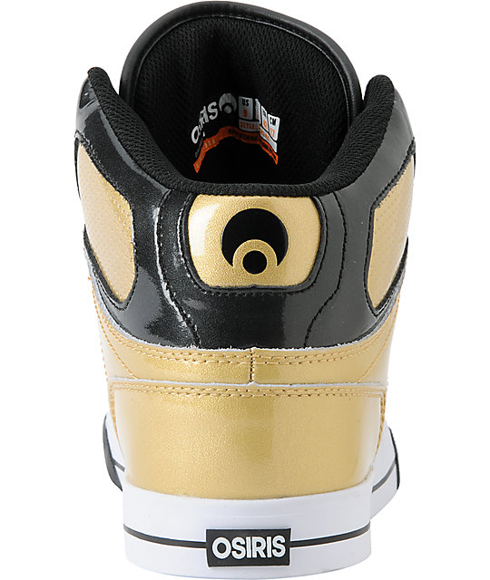 Osiris NYC 83 VLC Gold & Black Shoes Zumiez