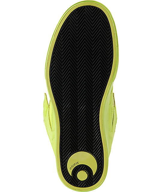 Osiris NYC 83 Vulc Lime Green High Top Shoes Zumiez