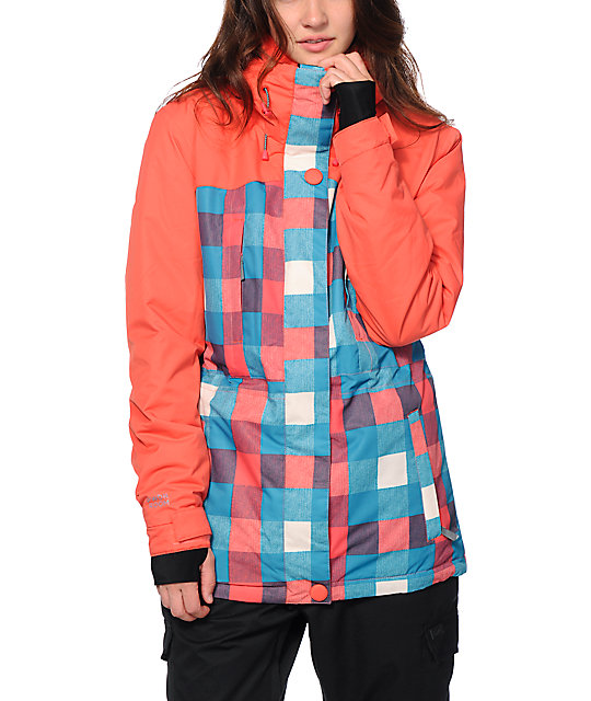 PWDR Room Avenue Plaid 5K Snowboard Jacket Zumiez