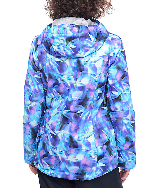 PWDR Room Brandy Flare Print Snowboard Jacket Zumiez