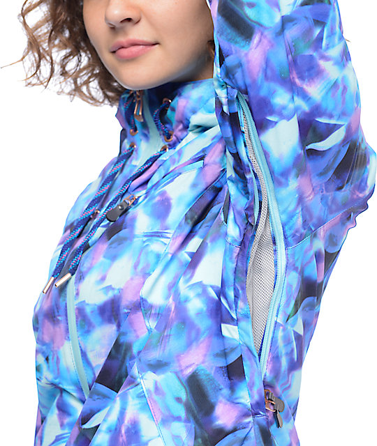 PWDR Room Brandy Flare Print Snowboard Jacket Zumiez