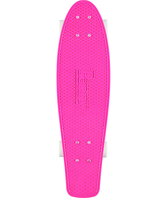 mini skateboard pink