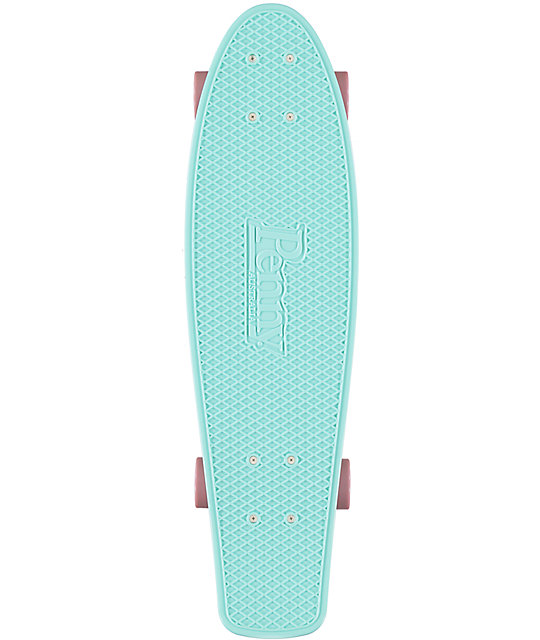 Penny Nickel Mint Pastel 27" Cruiser Complete Skateboard Zumiez