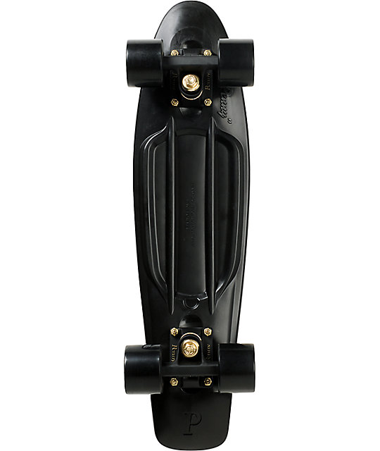 Penny Original LTD Black & Gold 22.5" Cruiser Complete Skateboard Zumiez