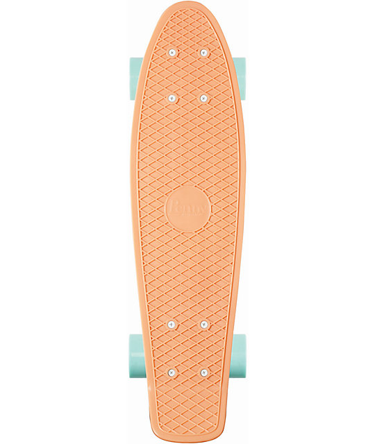 Penny Original Peach Pastel 22" Cruiser Complete Skateboard Zumiez