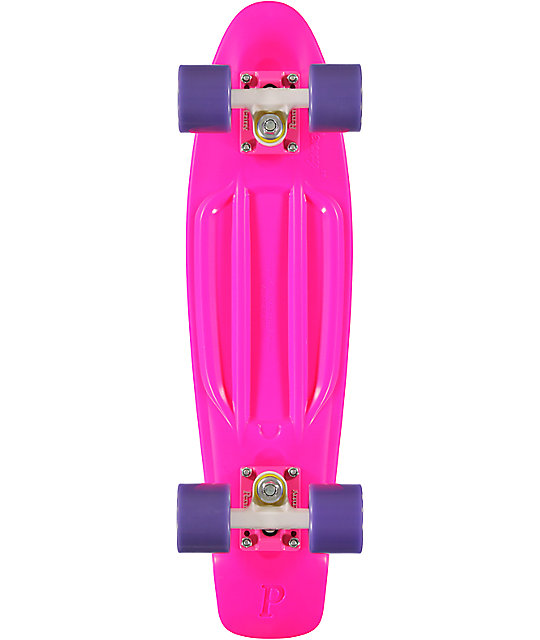 Penny Original Pink, Purple, & White 22" Cruiser Complete Skateboard at