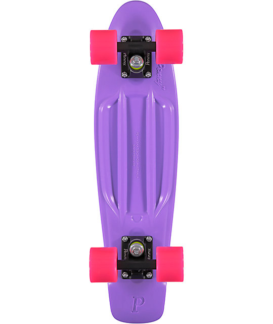 Penny Original Purple, Black, & Pink 22.5" Cruiser Complete Skateboard